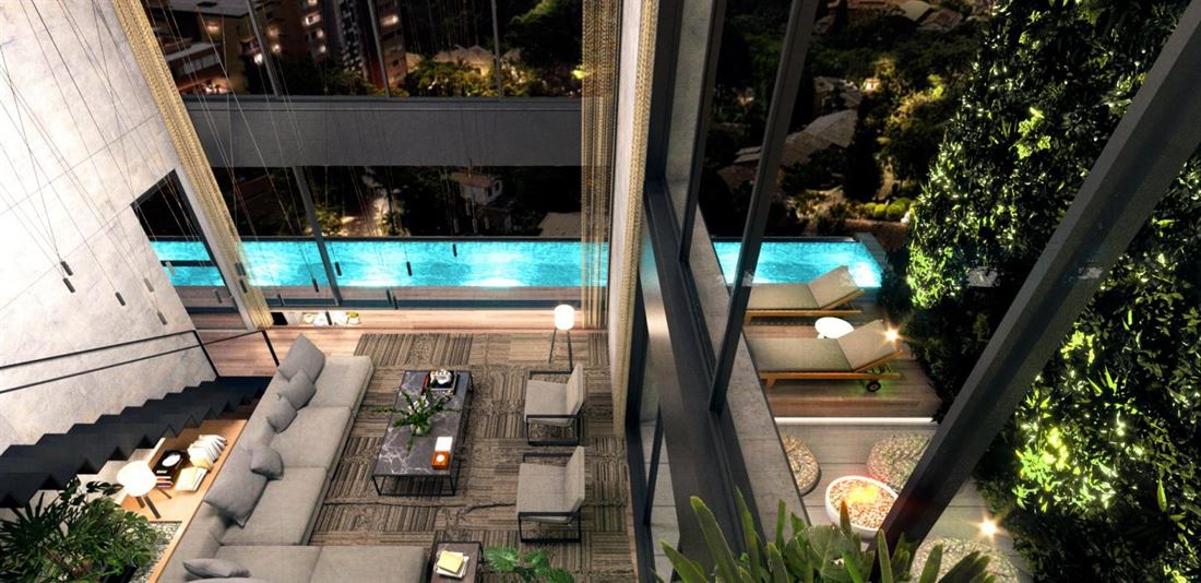 Spectacular apartment with pool in Medellin