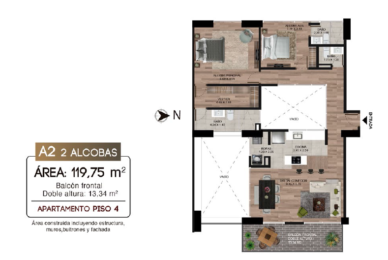 Monet - Proyecto de apartamentos en venta en Calazans - Medellin