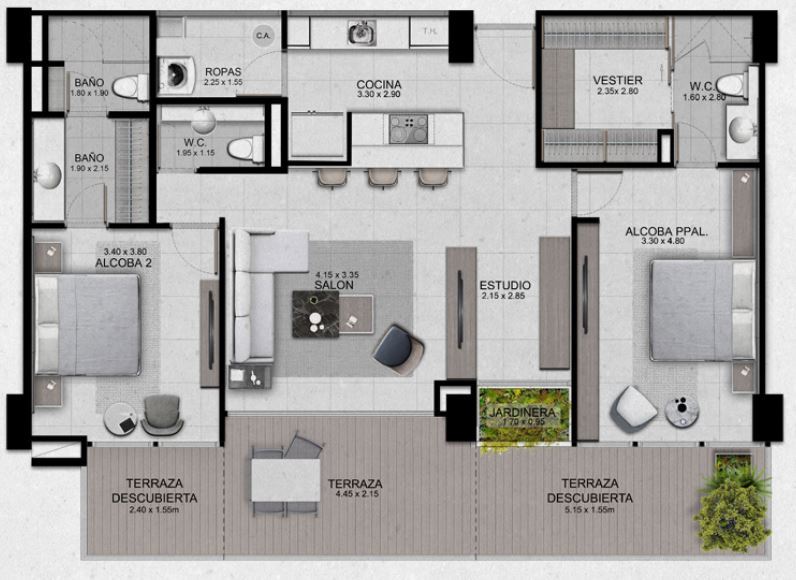 WE NEW HOME-LAST APT- Proyecto de Apartamentos Duplex en el Poblado