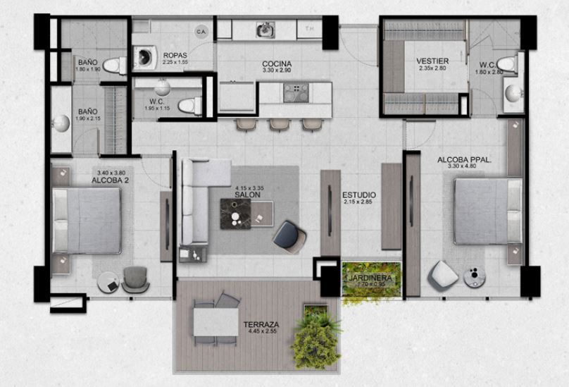 WE NEW HOME-LAST APT- Proyecto de Apartamentos Duplex en el Poblado